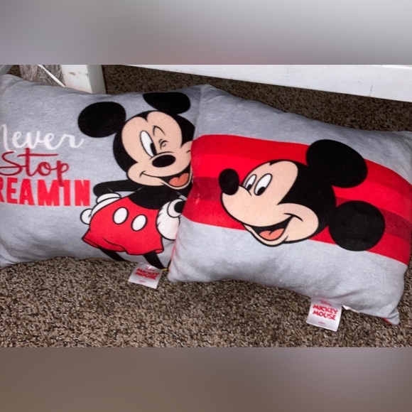 Lot of two Disney Mickey Mouse Pillows - Picture 1 of 5